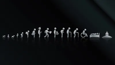 Life's Journey Through Time - free dark wallpaper 5120×2880