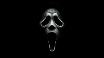 Ghostface Terror: The Scream Mask - free dark wallpaper 7680×4320