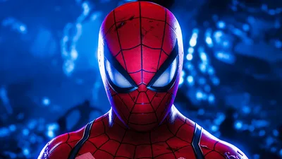 Spider-Man Digital Portrait in 5K Glory - free gaming wallpaper 5120×2880