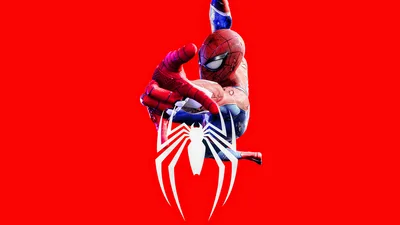 Spider-Man's Bold Red Stunt - free gaming wallpaper 7680×4320