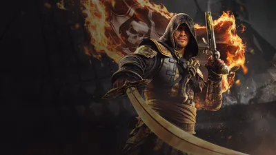 Pirate's Vengeance: Edward Kenway's Fiery Legacy - free gaming wallpaper 3840×2160