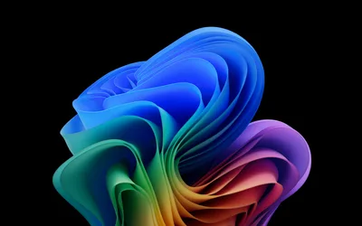 Windows 11 Bloom Abstract Multicolor - free abstract wallpaper 7680×4800