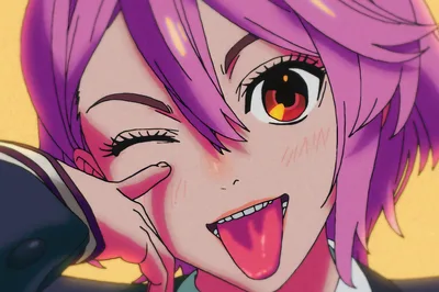 Aira's Playful Wink - Dandadan Anime Girl 5K - free movies & tv wallpaper 5120×3400