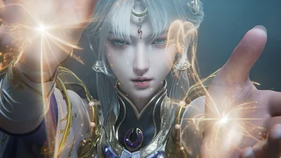 Tara Gan's Divine Light - Naraka Bladepoint 5K - free anime wallpaper 5120×2880