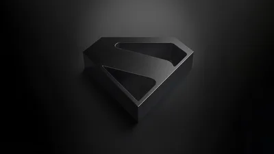 Dark Superman Shield in 8K - free movies & tv wallpaper 7680×4320