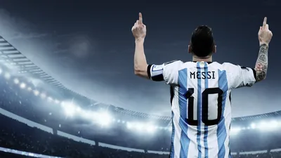 Messi's Glory: Argentine Legend at the World Cup - free sports wallpaper 5120×2880