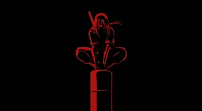 Itachi's Shadow - Red Ninja Essence - free dark wallpaper 5800×3197