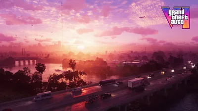 Vice City Sunrise - Grand Theft Auto VI - free gaming wallpaper 3840×2160