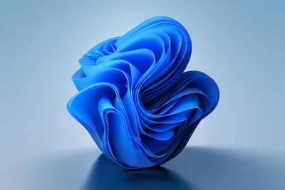 Windows 11 Blue Bloom Abstract - free abstract wallpaper 4500×3000