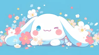 Cinnamoroll's Blooming Garden Paradise - free anime wallpaper 5120×2880