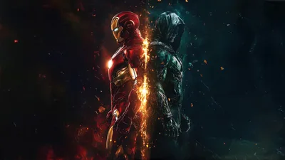 Iron Man vs Doctor Doom - Epic Marvel Clash - free movies & tv wallpaper 5120×2880