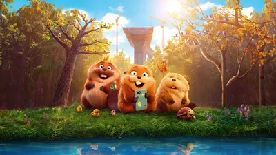 Hoppers: Adorable Adventure in the Golden Forest - free movies & tv wallpaper 5120×2880