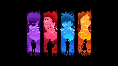 Jujutsu Kaisen Four Souls AMOLED Art - free dark wallpaper 3840×2160