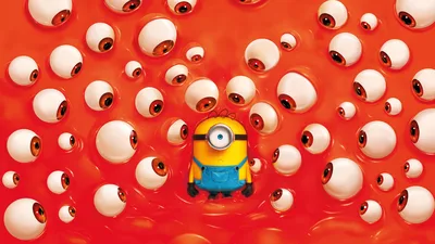 Minions Among The Monsters 5K - free movies & tv wallpaper 5120×2880
