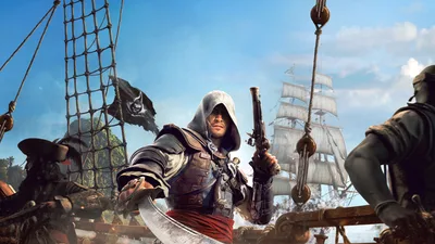 Assassin's Creed Black Flag: Edward's Pirate Legacy - free gaming wallpaper 3840×2160