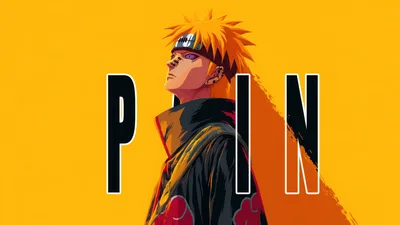 Pain's Rinnegan Power - Yellow Destiny - free anime wallpaper 5120×2880