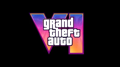 Grand Theft Auto VI Official Logo 2026 - free dark wallpaper 5120×2880