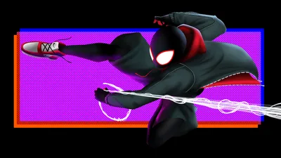 Miles Morales: Spider-Verse Neon - free movies & tv wallpaper 3840×2160