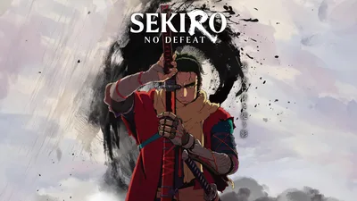 Sekiro No Defeat: Warrior's Path in Rain - free anime wallpaper 7680×4320