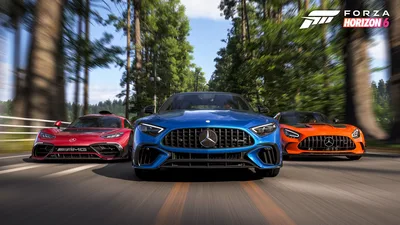 Mercedes-AMG GT Trio - Forza Horizon 6 - free cars & vehicles wallpaper 3840×2160