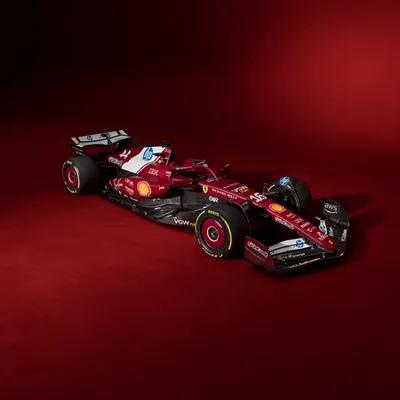 Ferrari SF-25 Formula 1 Crimson Beauty 2025 - free cars & vehicles wallpaper 7680×7680