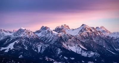 Alpine Peaks at Golden Hour - free nature wallpaper 5312×2819