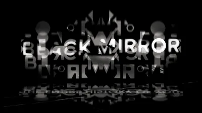 Glitched Reflection: Black Mirror Dystopia - free wallpaper 3840×2160