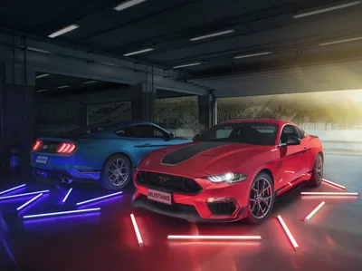 Neon Dreams: Mustang Mach 1 Aesthetic 2021 - free cars & vehicles wallpaper 6000×4480