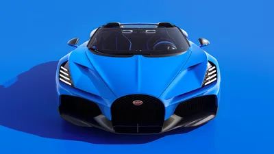 Bugatti W16 Mistral Electric Blue Roadster - free cars & vehicles wallpaper 5616×3159