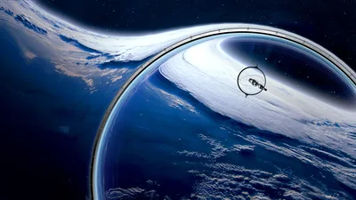 Orbital Gateway Through The Cosmos - free space wallpaper 3840×2160