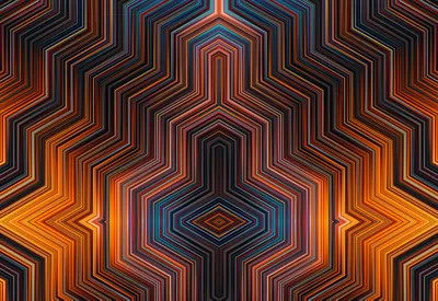 Neon Symmetry: Infinite Geometric Lines - free abstract wallpaper 5906×4056