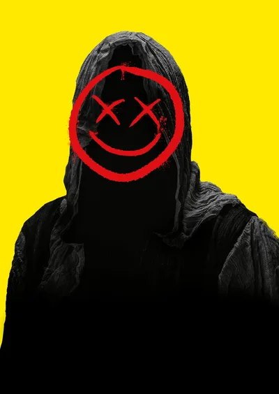 Neon Smiley: Hoodie Mystery - free technology wallpaper 3548×5000