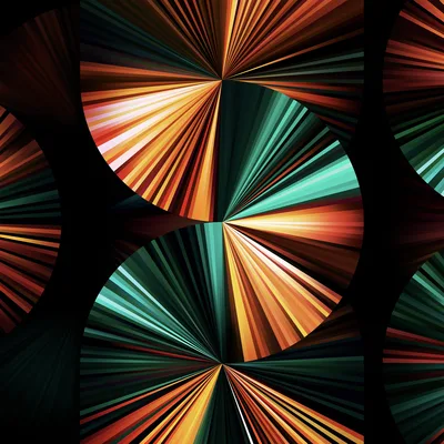 Radiant Spectrum: Dark Convergence - free abstract wallpaper 3840×3840