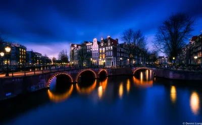 Amsterdam's Twilight Reflections - free city & urban wallpaper 5711×3561