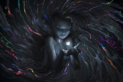 Mystic Fairy's Dark Enchantment - free fantasy wallpaper 3840×2558