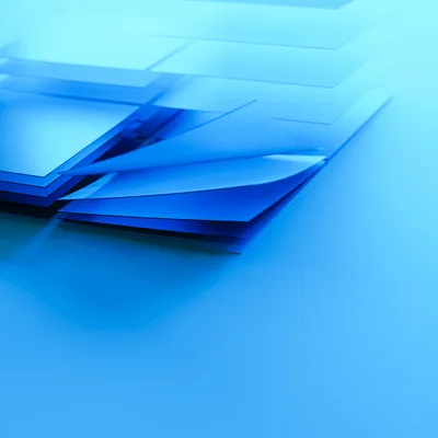 Blue Layered Elegance Windows Style - free abstract wallpaper 4500×4500