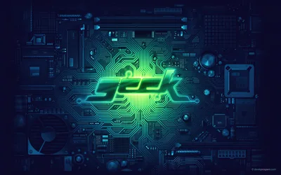 Neon Circuits: Digital Geek Art on PCB - free technology wallpaper 3840×2400
