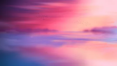 Twilight Flight Over Pastel Horizon - free nature wallpaper 7680×4320