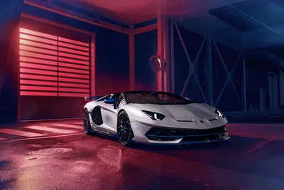 Lamborghini Aventador SVJ Roadster Neon Dreams - free cars & vehicles wallpaper 7952×5304