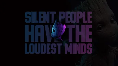 Silent Minds, Loudest Voices - free dark wallpaper 3840×2160