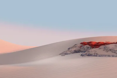 Desert Dunes at Golden Hour - free nature wallpaper 3840×2560