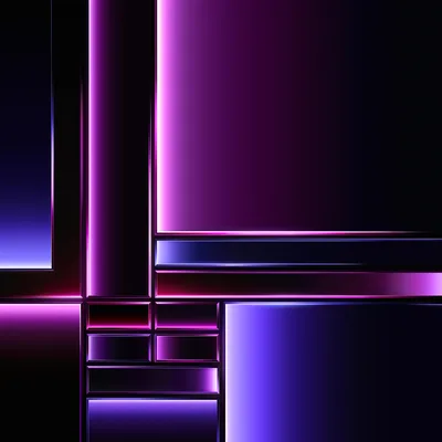 Neon Grid Purple Gradient Dark Mode 5K - free abstract wallpaper 6016×6016