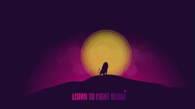 Solo Strength: Rise and Fight Alone - free nature wallpaper 3840×2160
