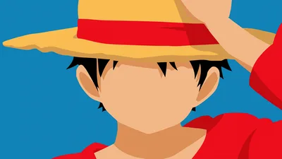 Luffy's Shadow: Minimal One Piece Art - free anime wallpaper 7680×4320