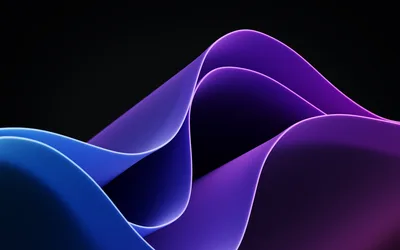 Purple Waves in Motion - free abstract wallpaper 3840×2400