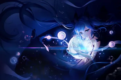 Miku's Cosmic Dream: Magic Across the Universe - free fantasy wallpaper 6000×4000