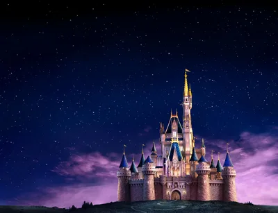 Cinderella Castle Under Starry Skies - free city & urban wallpaper 5867×4500