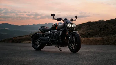 Triumph Rocket 3 Storm at Sunset - free cars & vehicles wallpaper 11520×6480