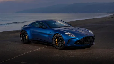 Aston Martin Vantage S 2026 Coastal Blue Dream - free cars & vehicles wallpaper 7680×4320