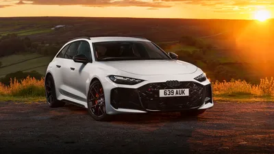 Audi RS 5 Avant Bathed in Golden Sunset Light - free cars & vehicles wallpaper 5120×2880